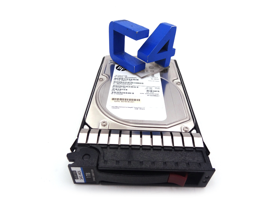 HP 507614-B21 1TB 3.5 7200RPM SAS DRIVE - 508011-001, 649327-001, 743402-001 