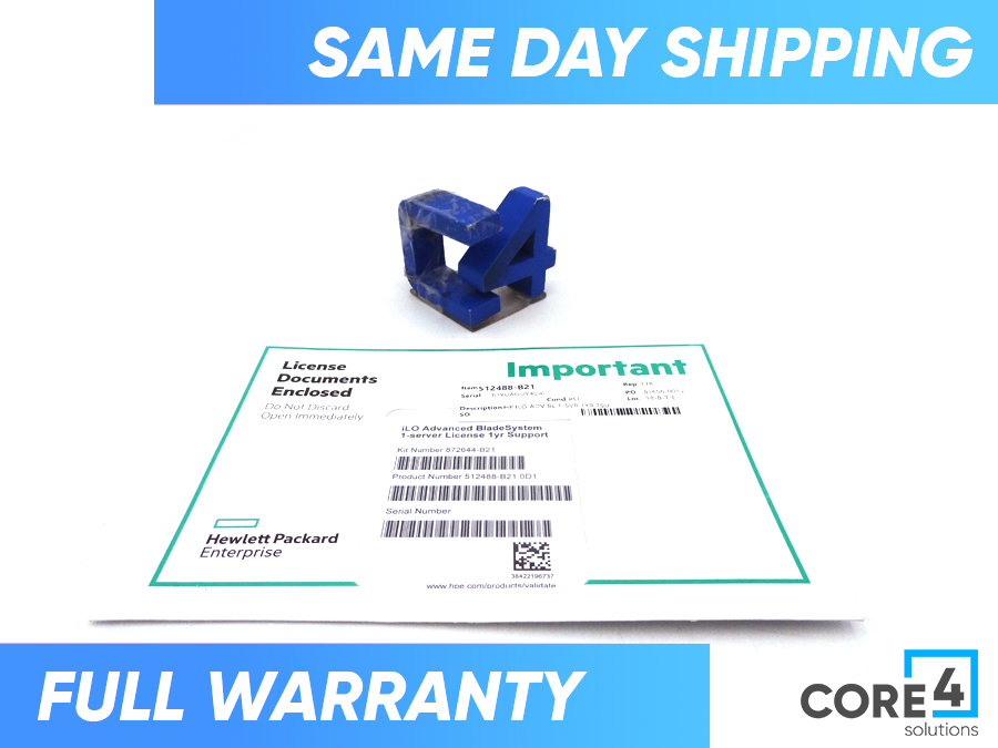 HP 512488-B21 ILO ADV BL 1-SVR 1YR TSU - 512523-021
