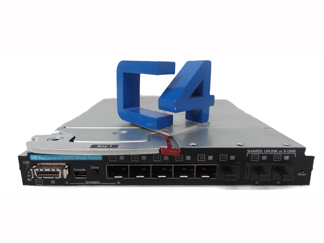 HP 516733-B21 PROCURVE 6120XG BLADE SWITCH - SWITCH - MANAGED - 8 X SFP+ + 1 X 10GBASE-CX4 - DESKTOP