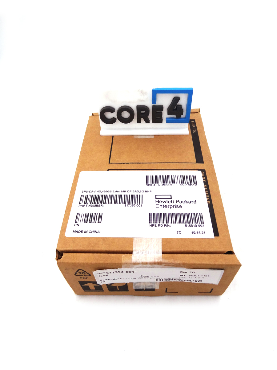 HP 517353-001 HP 450GB 15K DP LFF SAS NHP HDD