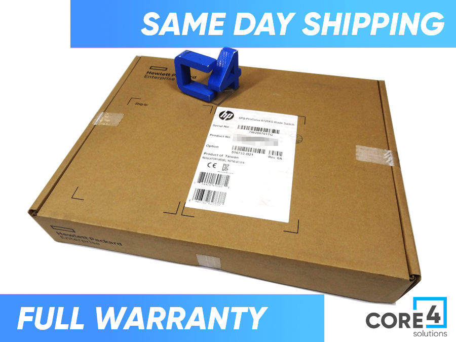 HP 517994-001 PROCURVE 6120XG BLADE SWITCH *New Open Box* - 516733-B21, 708069-001