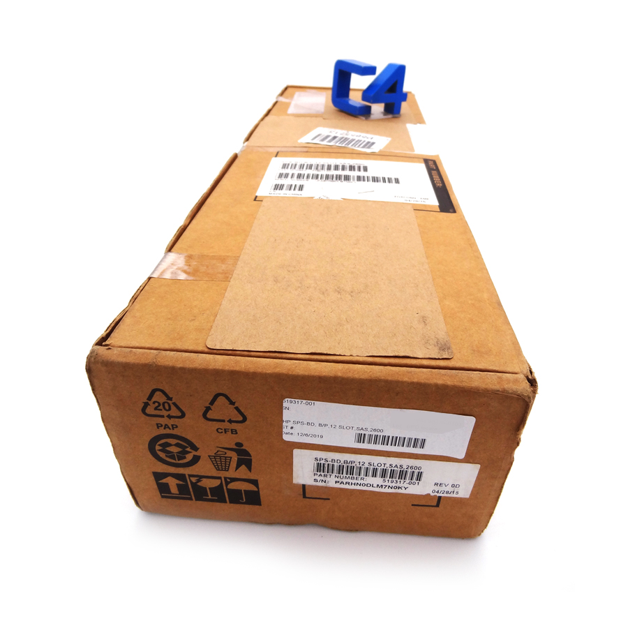 HP 519317-001 SPS-BD, B/P,12 SLOT,SAS,2600