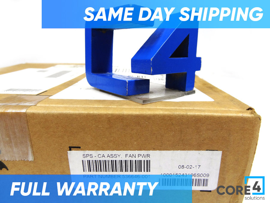 HP 536646-001 DL180 G6 FAN POWER Y CABLE