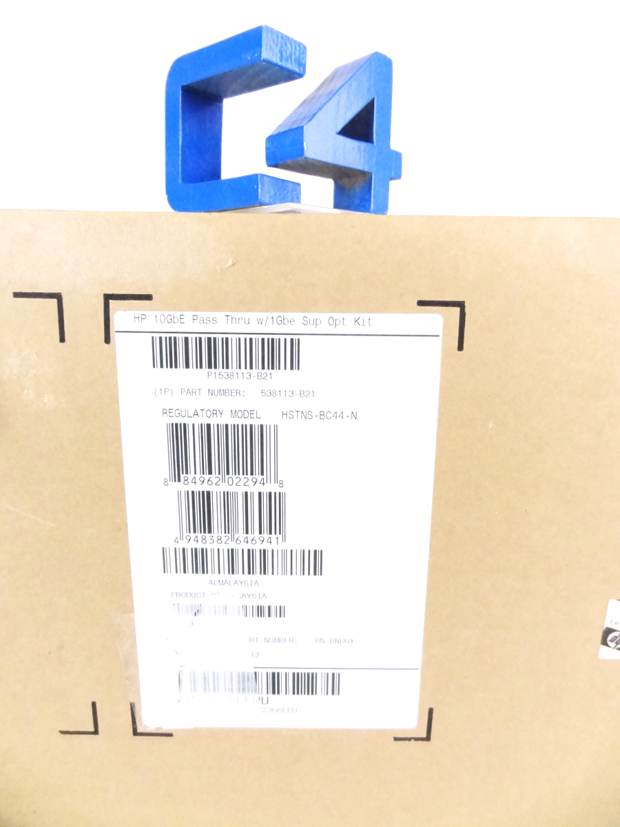 HP 538113-B21 10GBE PASS-THRU MODULE - SWITCH - 16 X 10 GIGABIT SFP+ - PLUG-IN MODULE