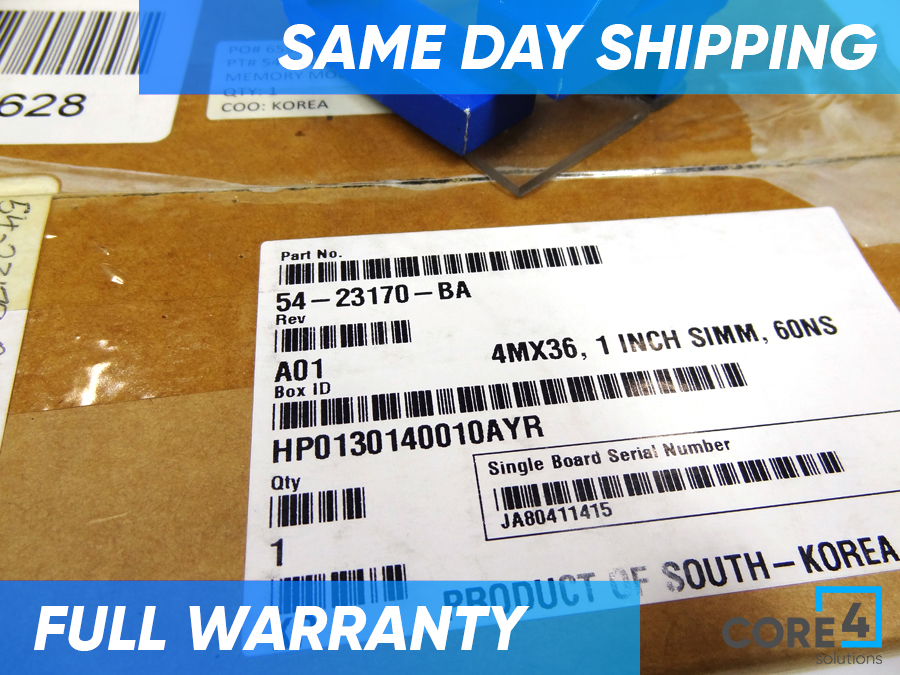 HP 54-23170-BA 4MX36, 1 INCH SIMM 60NS 