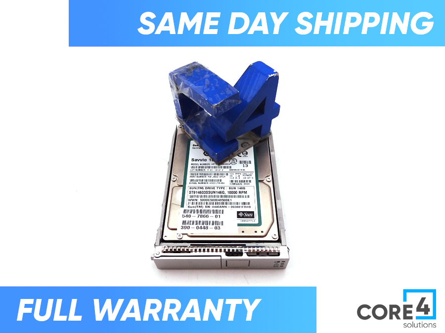 SUN 540-7866 146GB 10K SAS DISK DRIVE