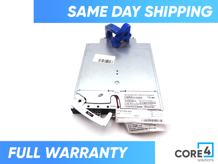 HP 571956-B21 BLC FLE X FABRIC 10GB 24PORT - 571956-001, 571958-001, 572213-001, 708065-001