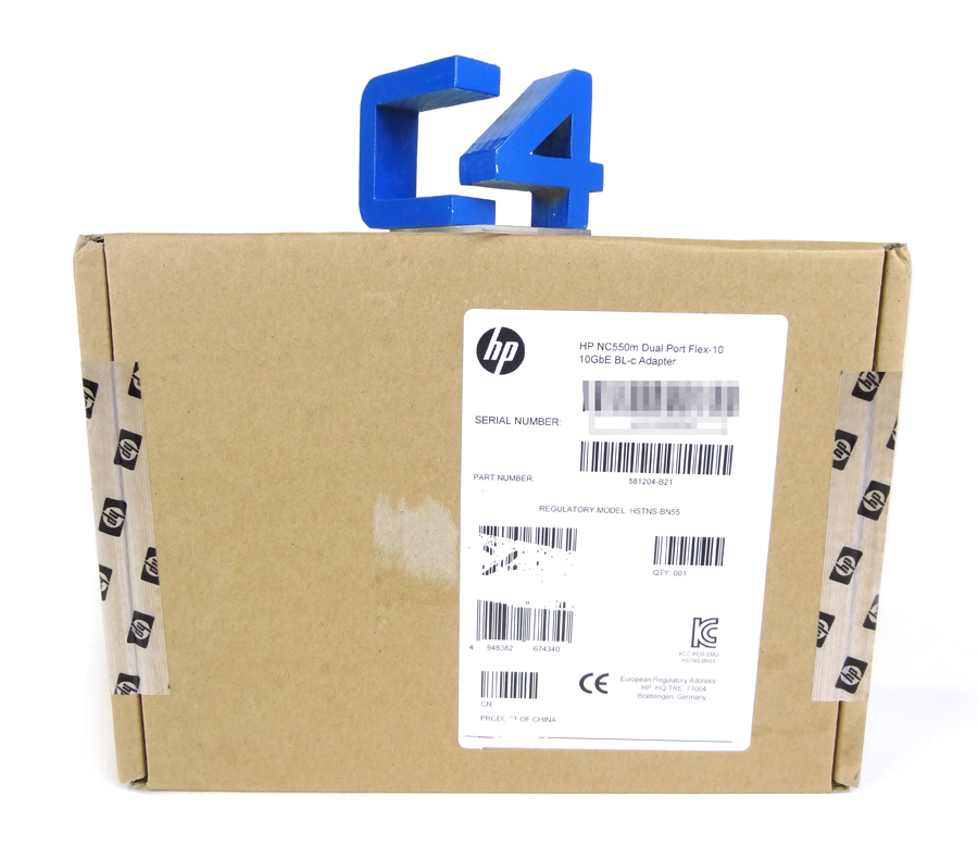 HP 581204-B21 BLC NC550M FLEX-10GBE ADAPTER 581202-001 586445-001