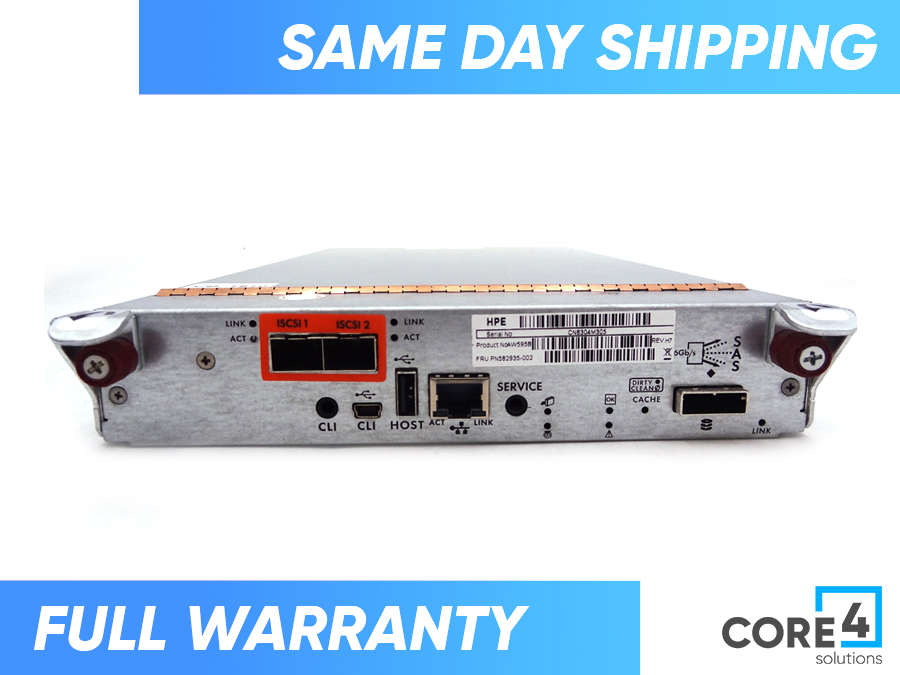 HP 582935-002 P2000 10GB ISCSI CONTROLLER *New Bulk* - AW595A, 582935-001, AW595B