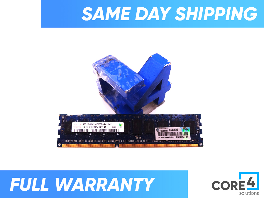 HP 591750-371 4GB (1X4GB) 1333MHZ PC3-10600 CL9 ECC DDR3 SDRAM