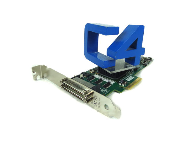 HP 593120-001 STORAGEWORKS DUAL CHANNEL PCI EXPRESS X4 ULTRA320E LVD SCSI HOST BUS ADAPTER