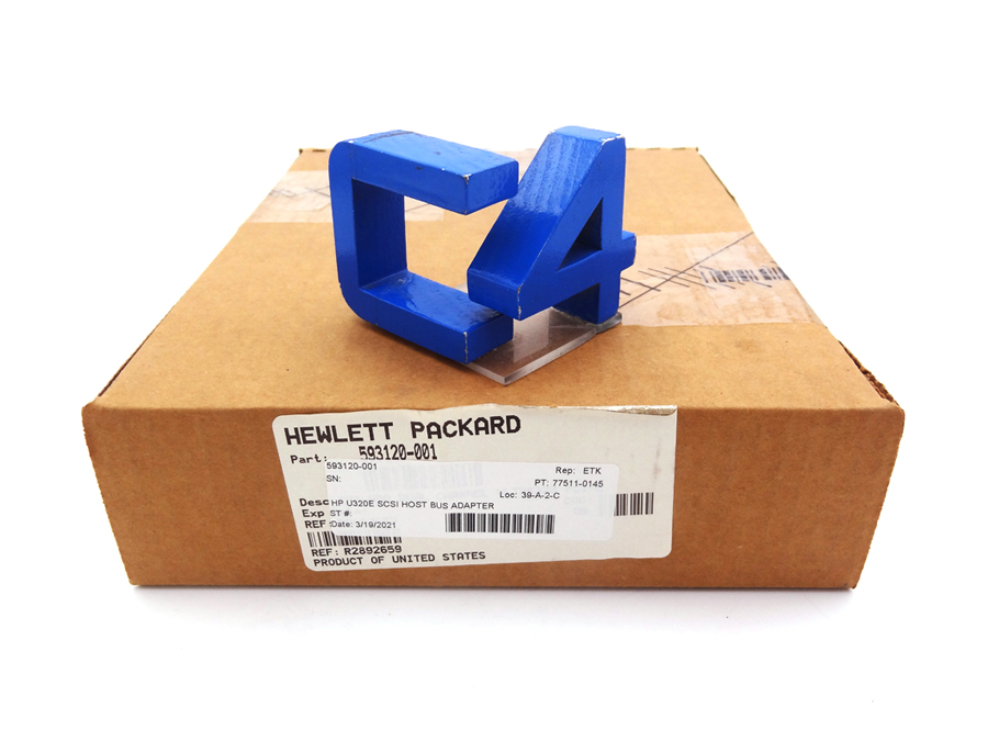 HP 593120-001 U320E SCSI HOST BUS ADAPTER - AH627A, 445009-001