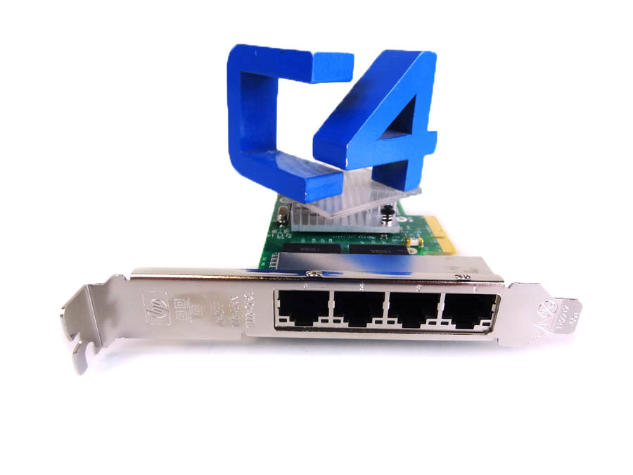 HP 593720-001 NC365T 4-PORT ETHERNET SERVER ADAPTER - 593722-B21, 593743-001 