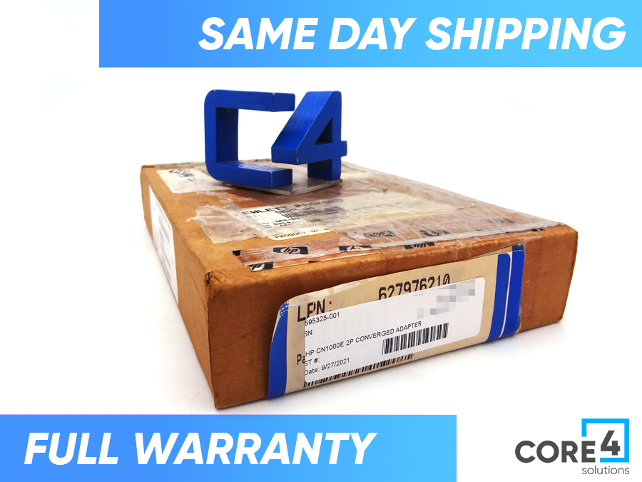 HP 595325-001 CN1000E 2P CONVERGED ADAPTER - AW520A, 697892-001
