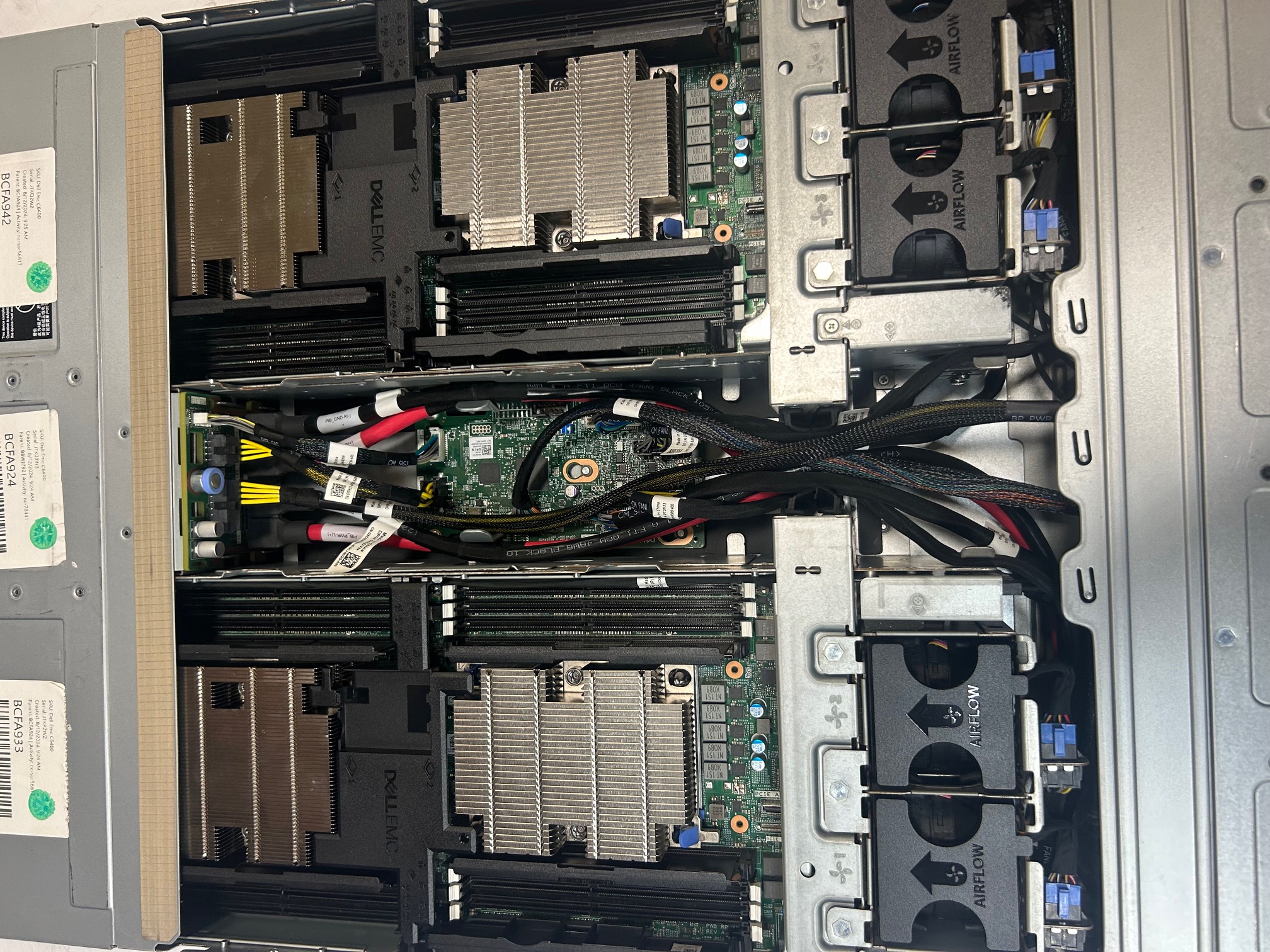 DELL C6400-CHASSIS-24-BAY-NVME C6400 24x2.5 SYSTEM - 4x C6420 each w 2-NVME 4-SATA