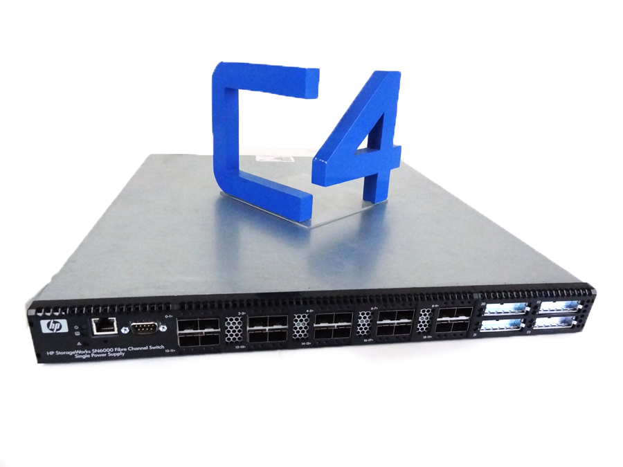 HP 601687-002 SN6000 24P 8G SINGLE POWER FC SWITCH - 601687-001, AW575A, AW575B