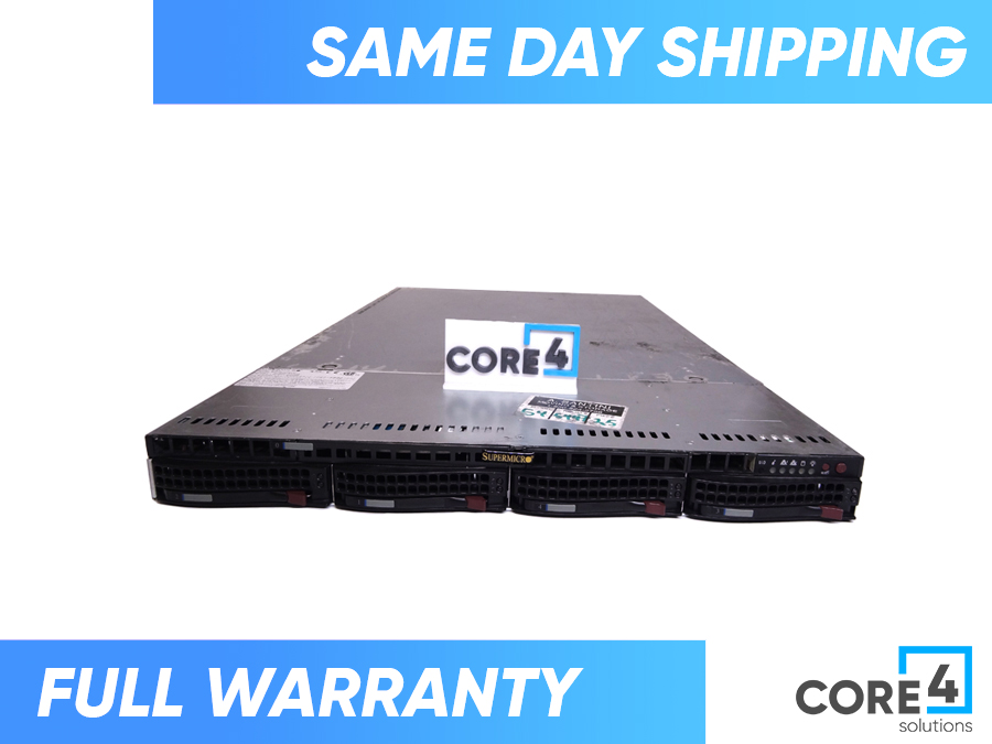 SUPERMICRO 6017R-N3RF4+ 1U 4x3.5in X9DRW-3LN4F+DUAL PSU RACK SERVER