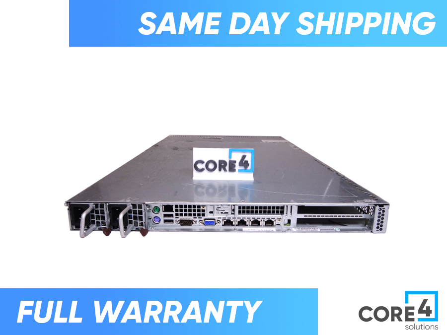 SUPERMICRO 6017R-N3RF4+ 1U 4x3.5in X9DRW-3LN4F+DUAL PSU RACK SERVER