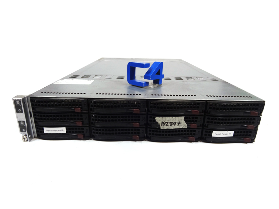 SUPERMICRO 6027TR-HTRF 2U V1/V2 4-NODE 16X 3.5 BAREBONES