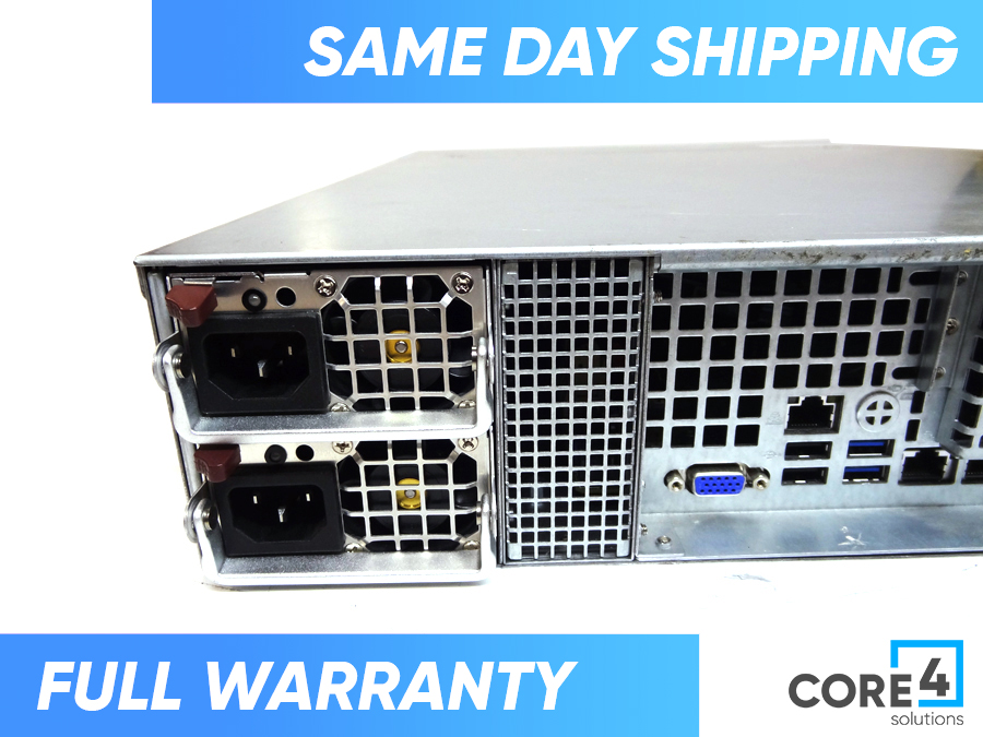 SUPERMICRO 6028R-TDWNR 2U 8x3.5in SATA3 + 4x 2.5in NVME X10DDW-iN RACKMOUNT SERVER
