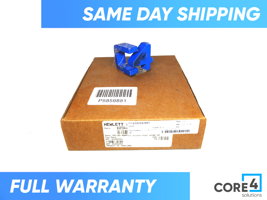 HP 610724-001 BLC NC552M FLEX-10GBE DP CARD *New Bulk* - 610609-B21, 610607-001