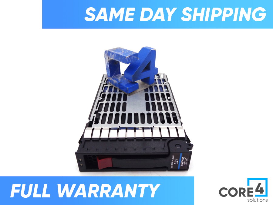 HP 657736-001 3TB 7200RPM 3.5INCH SATA -II LFF DRIVE - 628059-B21, 628180-001, 657737-001, 715437-001 
