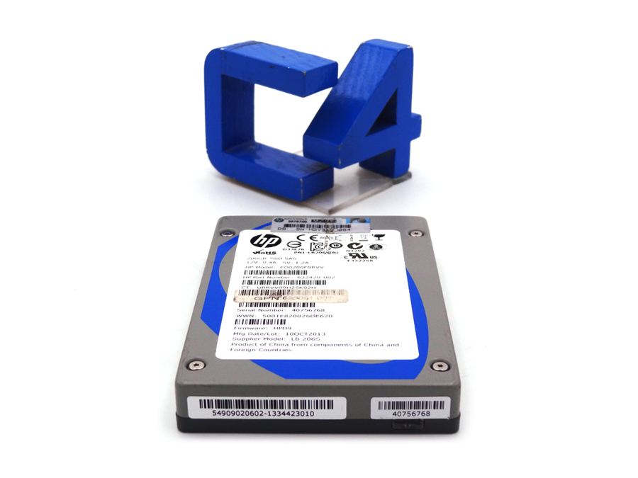 HP 632429-002 200GB SAS 2.5IN SSD SLC DRIVE - 653078-B21, 653081-001, 653961-001