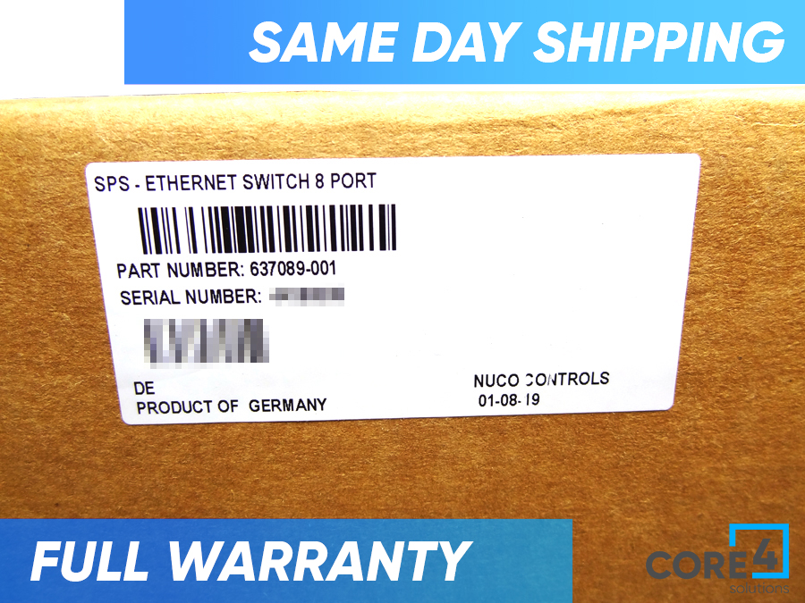 HP 637089-001 8PORT ETHERNET SWITCH *New Bulk* 