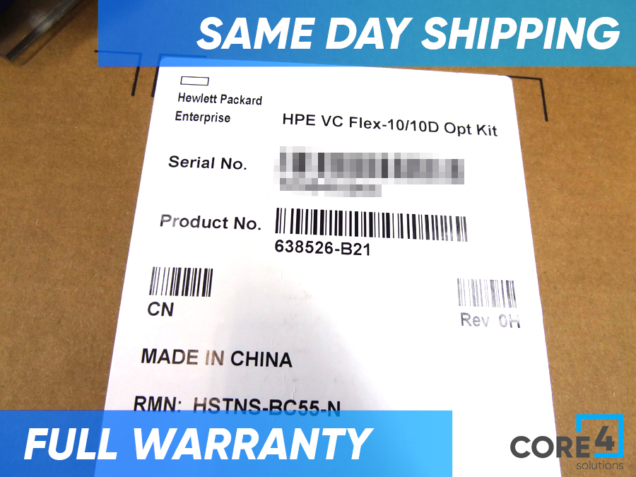 HP 638526-B21 BLC VC FLEX-10/10D MODULE OPT *New Sealed* - 639852-001