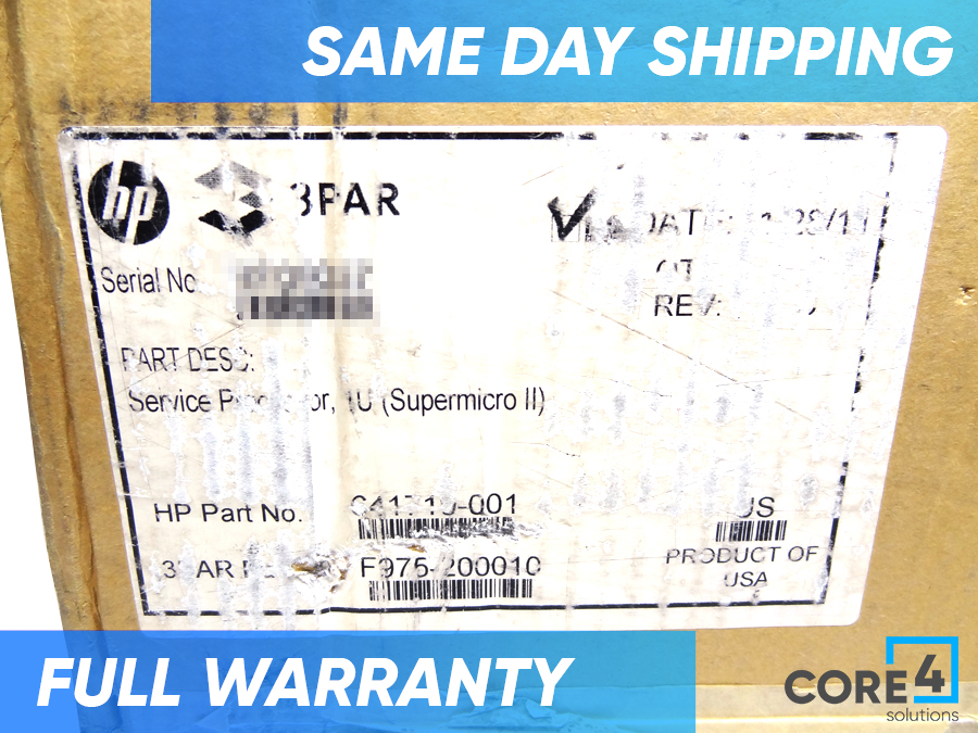 HP 641719-001 3PAR 1P2C E1500/2.20GHZ-512K/4G5 *New Bulk*