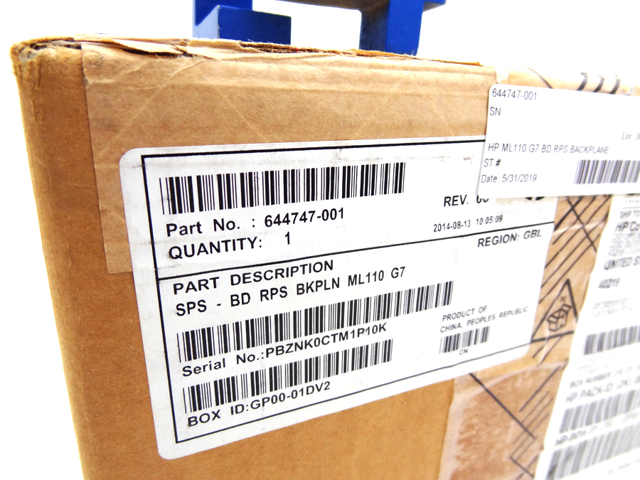 HP 644747-001 HP ML110 G7 BD RPS BACKPLANE *New Bulk*