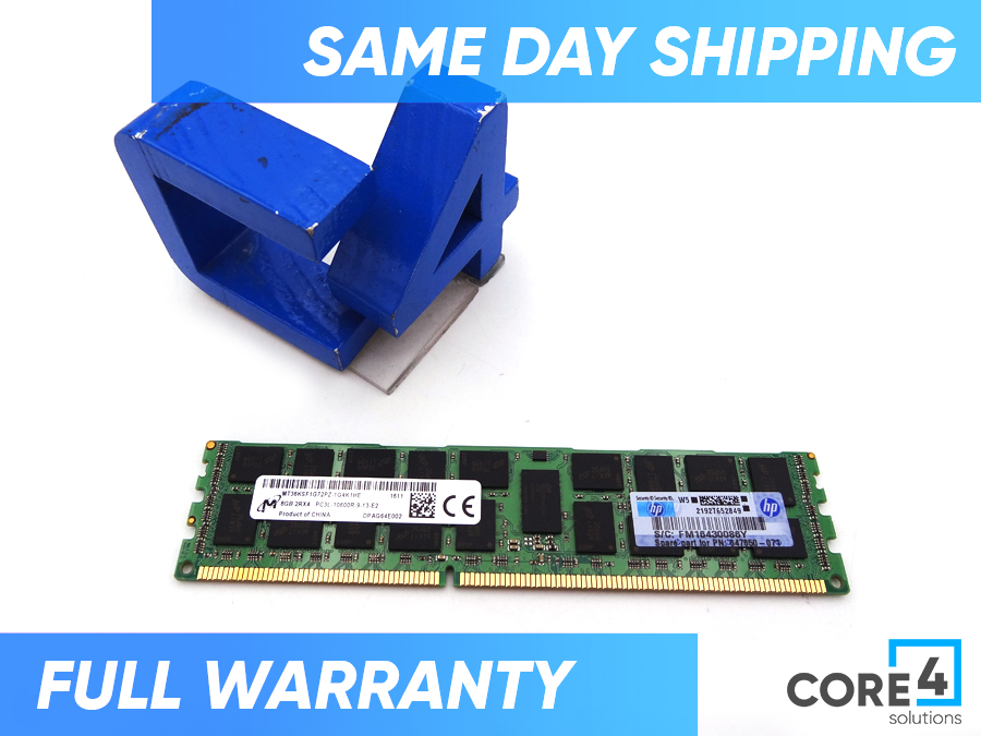 HP 647650-071 8GB (1X8GB) 2RX4 PC3L-10600R - 647897-B21, 664690-001, 827926-001, 647650-371