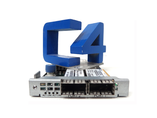 HP 649283-B21 InfiniBand QDR/EN 10Gb Dual Port 544FLR-QSFP Adapter - Optical Fiber