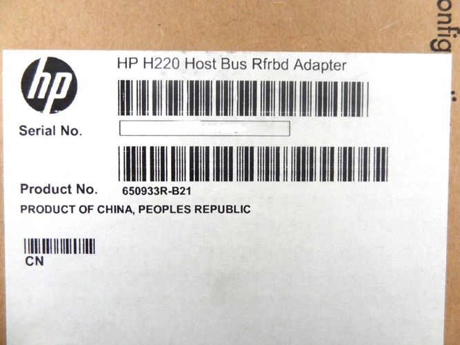 HP 650933-B21 HP H220 HOST BUS ADAPTER - RENEW