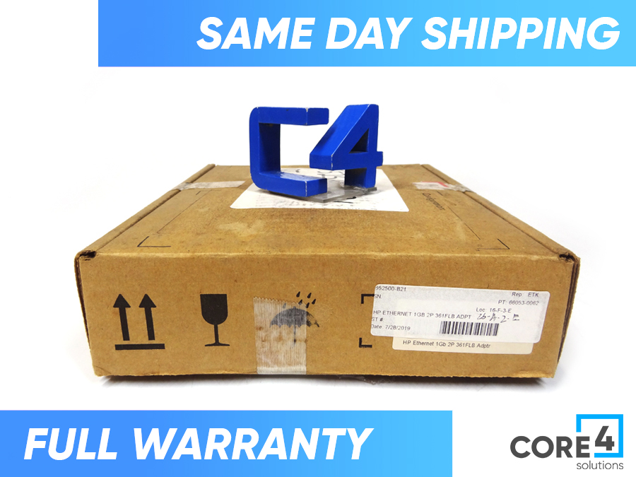 HP 652500-B21 ETHERNET 1GB 2-PORT 361FLB ADAPTER *New Sealed* - 656242-001