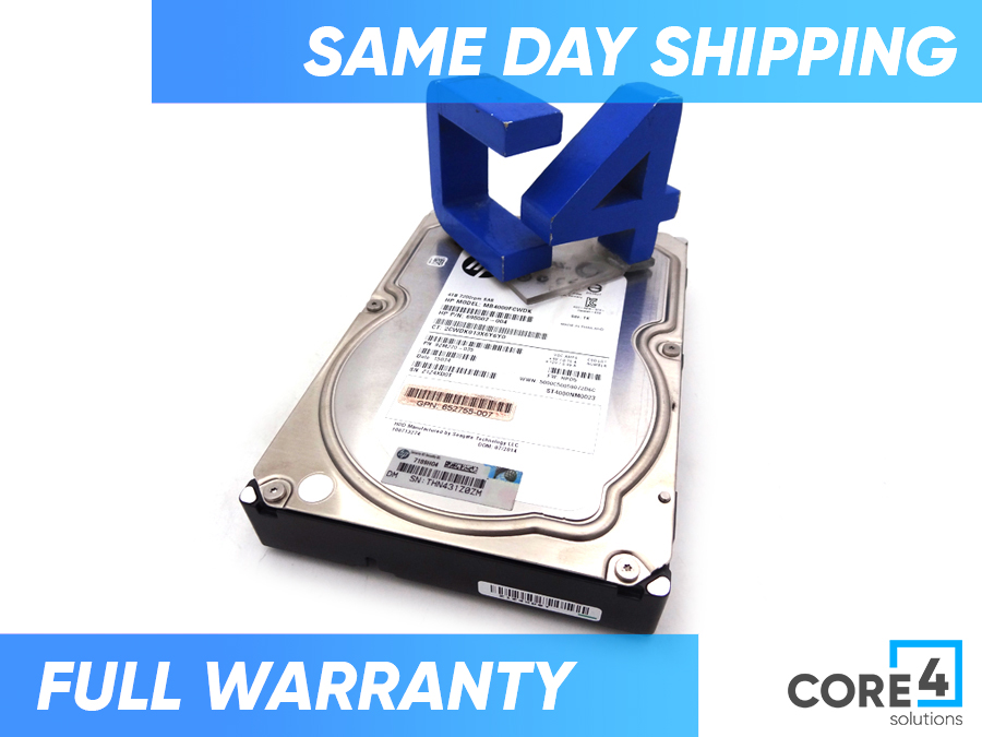 HP 652755-007 4TB SAS 6G 7.2K LFF DP MDL HDD