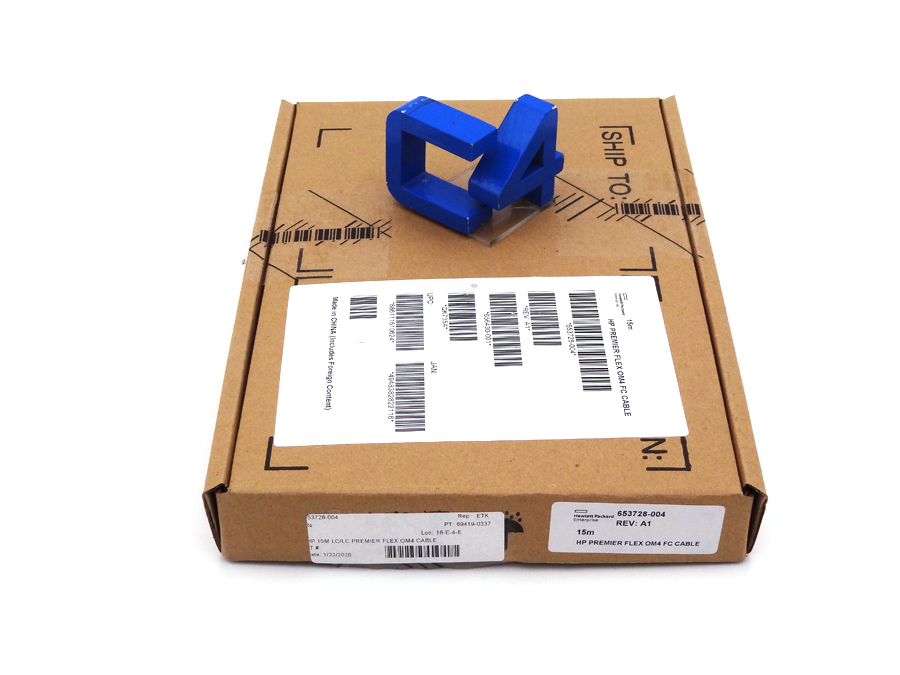 HP 653728-004 15M LC/LC PREMIER FLEX OM4 CABLE *New Bulk* - QK735A, 656430-001, 628217-005