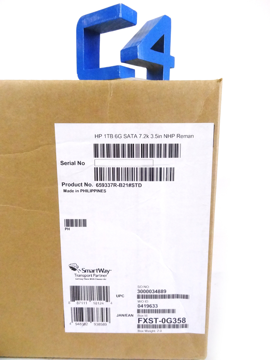 HP 659337-B21 1TB 7.2K SATA 3.5 6G NHP HARD DE - 659569-001, 677191-001