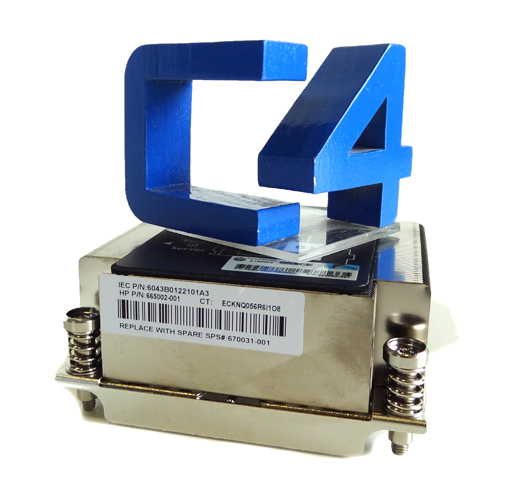 HP 670031-001 PROCESSOR ONE HEATSINK FOR PROLIANT BL460C GEN8