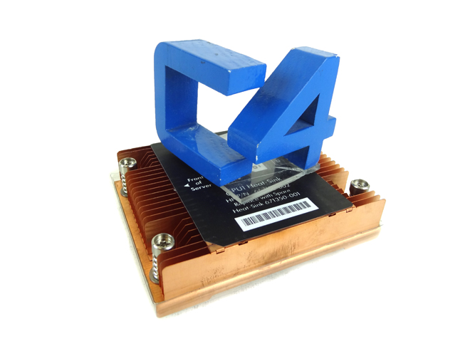 HP 671350-001 HEATSINK CPU 1 COPPER FOR PROLIANT SL230S G8 SL250S G8 SL270S G8