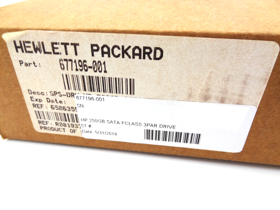 HP 677196-001 250GB SATA FCLASS 3PAR DRIVE *New Bulk*