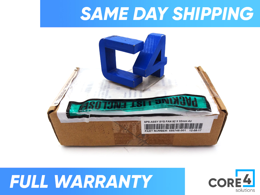 HP 686748-001 92MM SYSTEM FAN ML310E GEN8 RR - 674815-001 