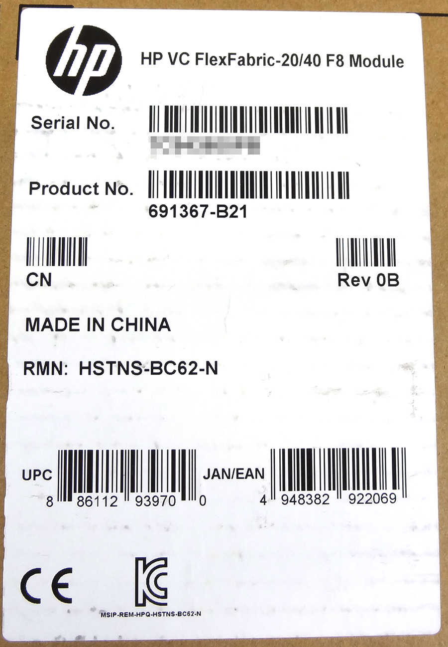 HP 691367-B21 HP VC FLEXFABRIC-2040 F8 MODULE