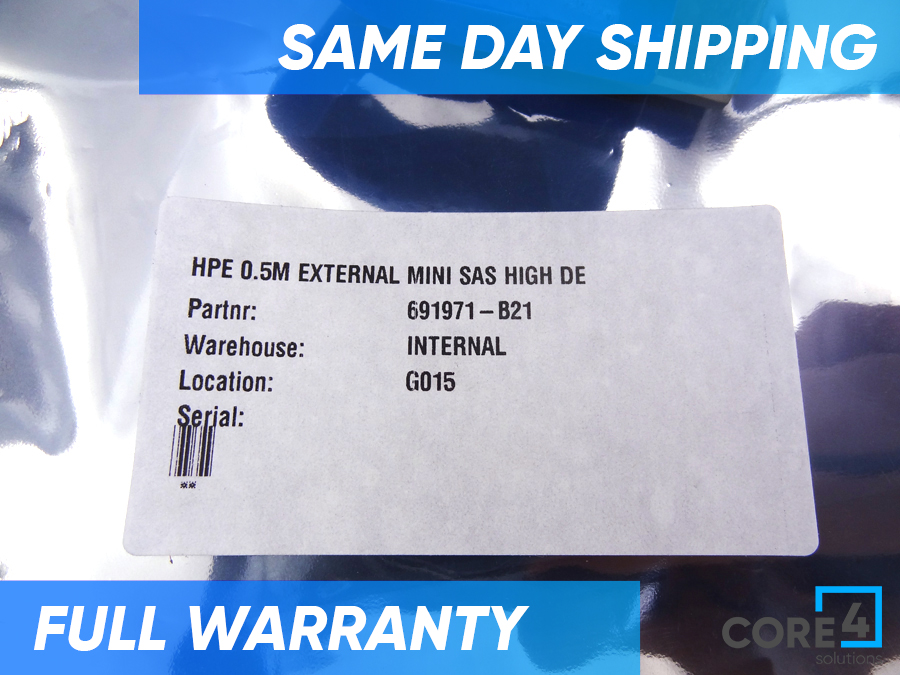 HP 691971-B21 0.5M EXT MINISAS HD TO MINISAS - 691973-001