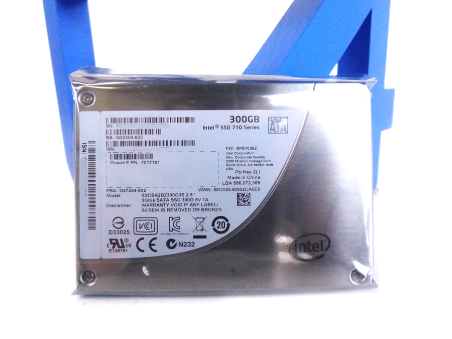 SUN 7017181 300GB Intel SSDSA2BZ300G3 Solid State Drive - 7017184