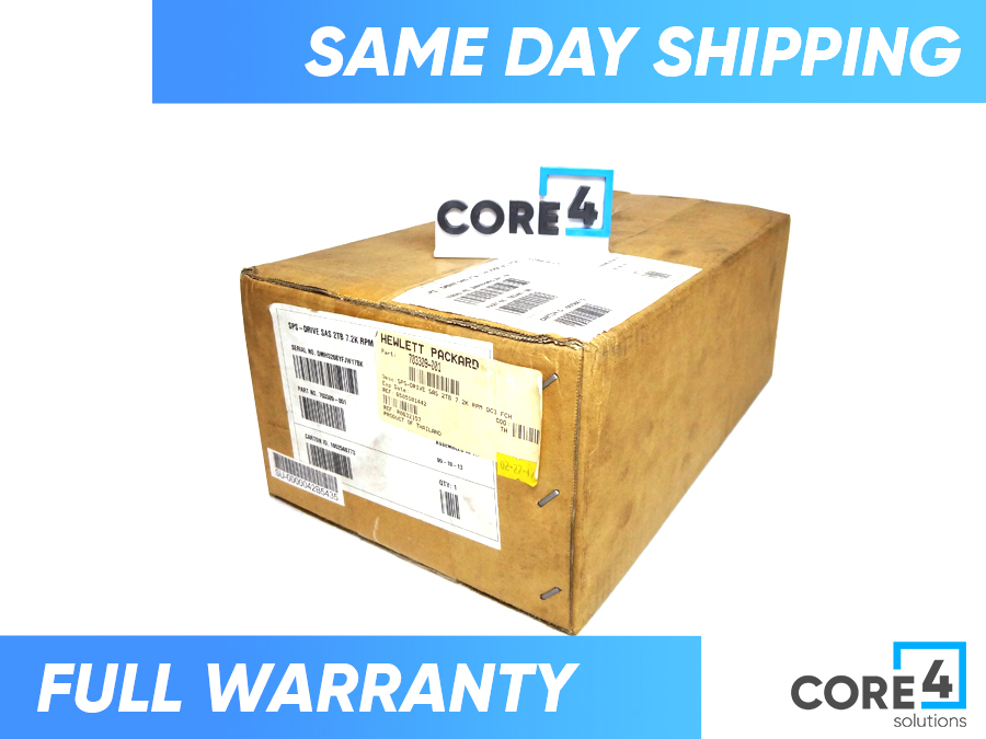 HP 703309-001 2TB 7200 DC3 SAS HARD DRIVE *New Bulk*