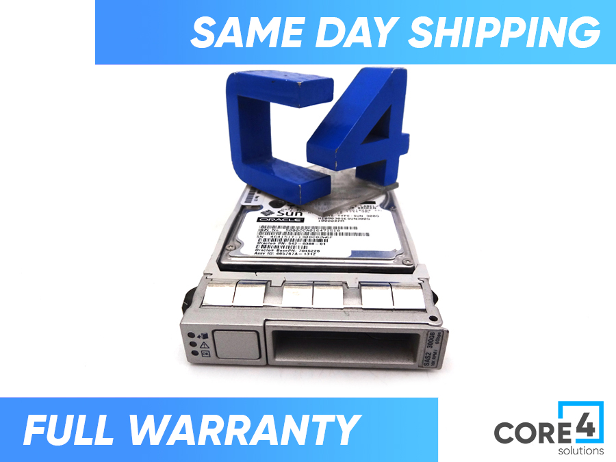 SUN 7064133 300GB - 10000 RPM SAS SFF Disk Assembly with 1 bracket and 1 of the following disks: