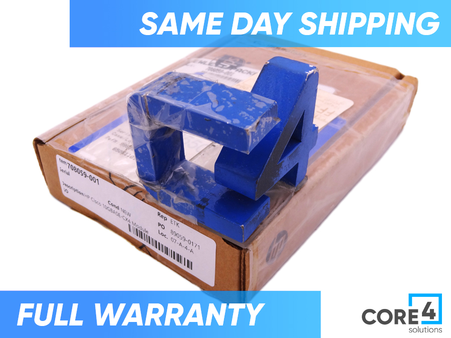 HP 708059-001 Cisco 10GBASE-CX4 Module *New Bulk*