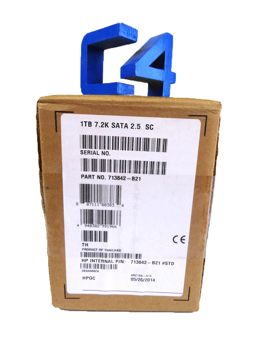 HP 713842-B21 HP 1TB 6G SATA 7.2K 2.5IN SC HD