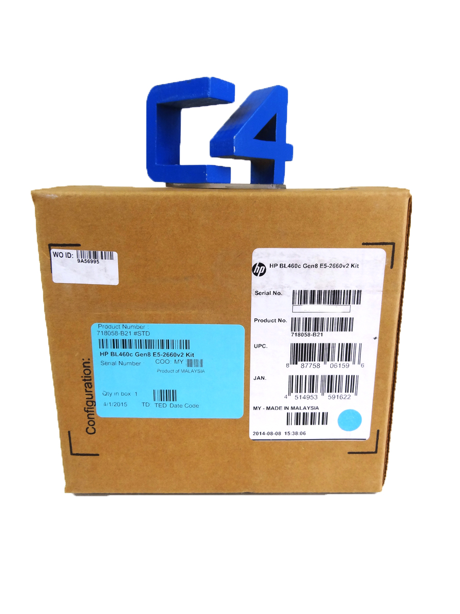 HP 718058-B21 HP E5-2660V2 25M CACHE 2.20 GHZ